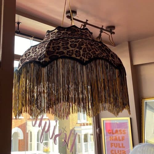 Animal Print Large Lampshade