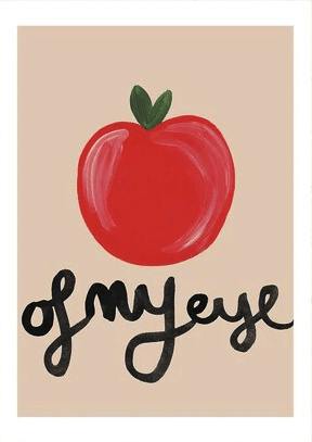 Apple of my eye print