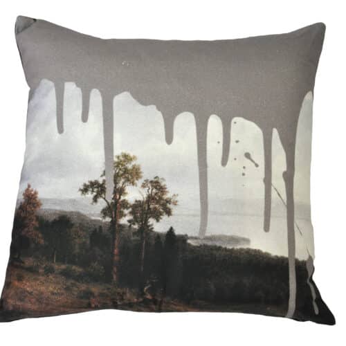 Artistic Grey Cushion