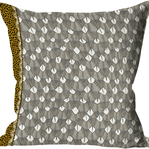 Feather Pattern Cushion