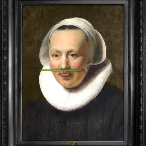 The Green Pencil Framed