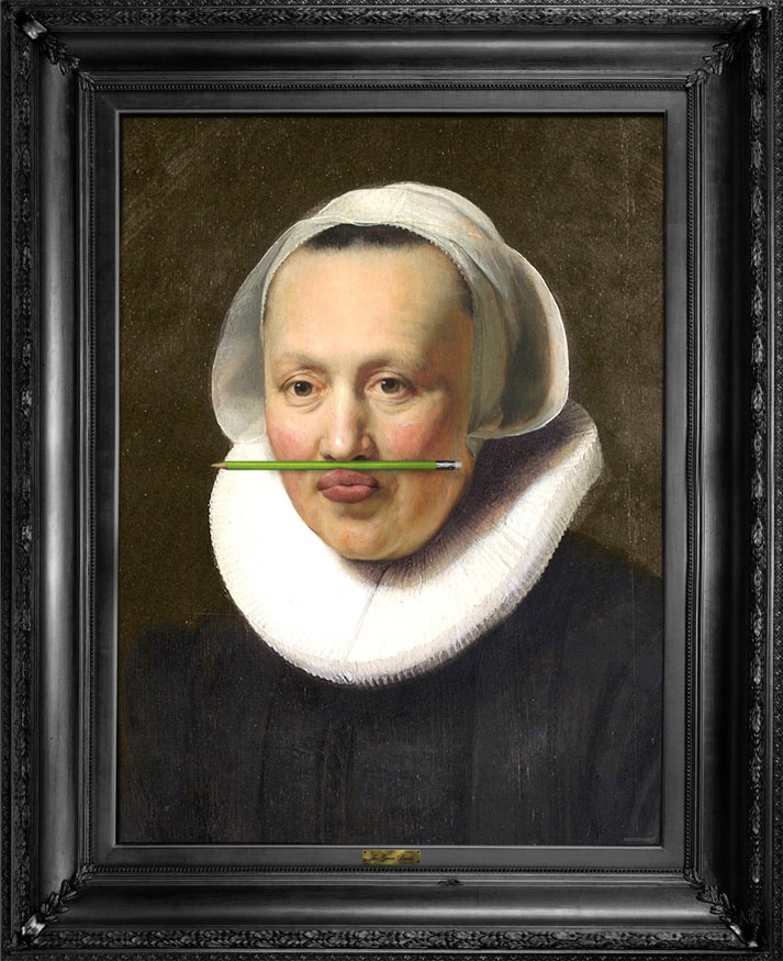 The Green Pencil Framed