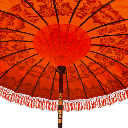 Garden Parasol in Orange (Medium) - Image 7